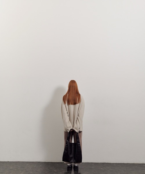 ONE.(ワンドット)の「【ONE./ワンドット】leather shoulder tote Bag / 撥水レザー(トートバッグ・メンズ・ブラック・FREE)」の5枚目の写真