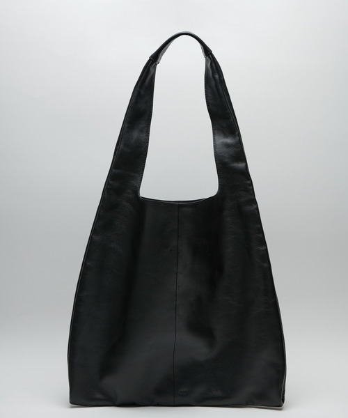 ONE.(ワンドット)の「【ONE./ワンドット】leather shoulder tote Bag / 撥水レザー(トートバッグ・メンズ・ブラック・FREE)」の4枚目の写真