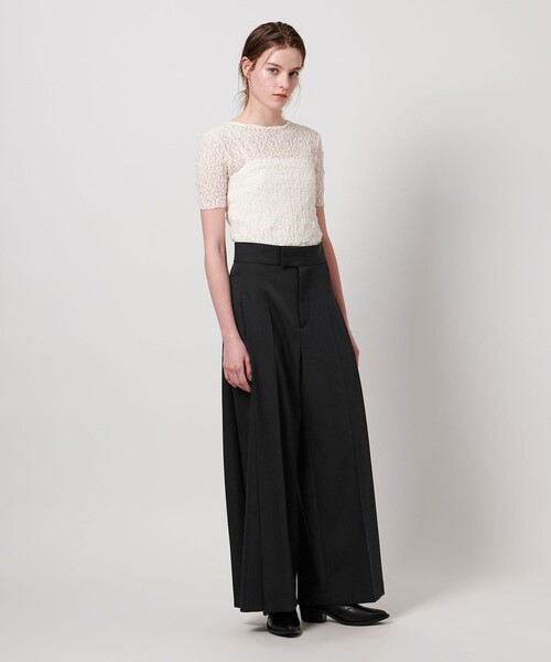 ASTRAET(アストラット)の「<ASTRAET>サイドタック バギーパンツ(その他パンツ・レディース・ブラック/ベージュ・0/1/2)」の9枚目の写真