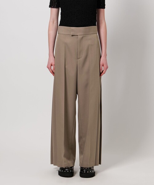 ASTRAET(アストラット)の「<ASTRAET>サイドタック バギーパンツ(その他パンツ・レディース・ブラック/ベージュ・0/1/2)」の11枚目の写真