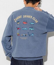 Jonas Claesson（ジョナスクレアッソン）の「JONAS CLAESSON/ジョナス クレアッソン In Side Out Sunday Drivers Club SWT/インサイドアウト サンデー ドライバーズクラブ スウェット/リバーシブル（スウェット）」