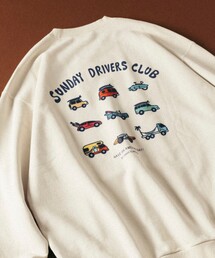 Jonas Claesson（ジョナスクレアッソン）の「JONAS CLAESSON/ジョナス クレアッソン In Side Out Sunday Drivers Club SWT/インサイドアウト サンデー ドライバーズクラブ スウェット/リバーシブル（スウェット）」