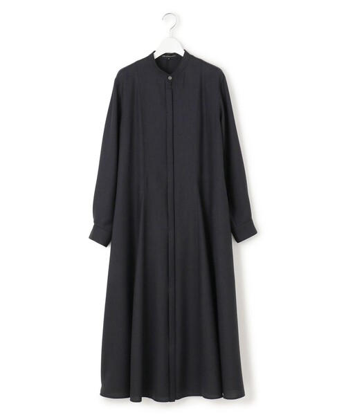 23区 L(ニジュウサンクオオキイサイズ)の「【洗える】TWビエラ シャツワンピース(シャツワンピース・レディース・ネイビー系/ダルブルー系・48/46/44)」の16枚目の写真