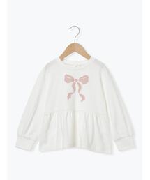 リボンアップリケロンT