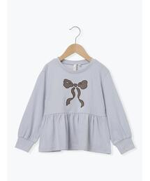 リボンアップリケロンT