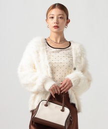 BAYFLOW | ショートシャギーニットカーディガン(カーディガン/ボレロ)