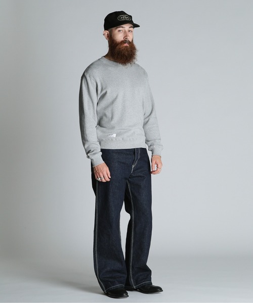 Schott(ショット)の「Schott/ショット/BLANK CREW SWEAT/ブランク クルー スウェット(スウェット・メンズ・ブラック/グレー/ブラウン・M/L/XL)」の15枚目の写真
