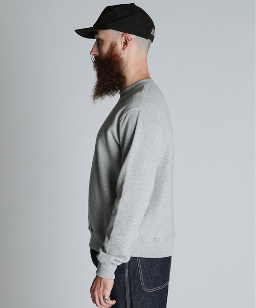 Schott(ショット)の「Schott/ショット/BLANK CREW SWEAT/ブランク クルー スウェット(スウェット・メンズ・ブラック/グレー/ブラウン・M/L/XL)」の8枚目の写真