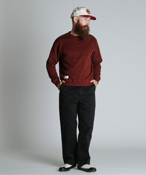 Schott(ショット)の「Schott/ショット/BLANK CREW SWEAT/ブランク クルー スウェット(スウェット・メンズ・ブラック/グレー/ブラウン・M/L/XL)」の16枚目の写真