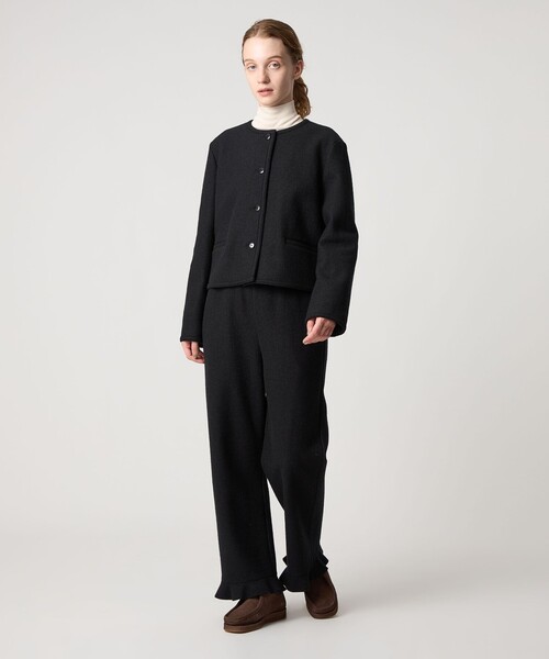 Steven Alan（スティーブンアラン）の「＜Steven Alan＞ボア ノーカラー ジャケット（ノーカラージャケット・レディース・グレー系/ブラック・M/S）」の6枚目の写真