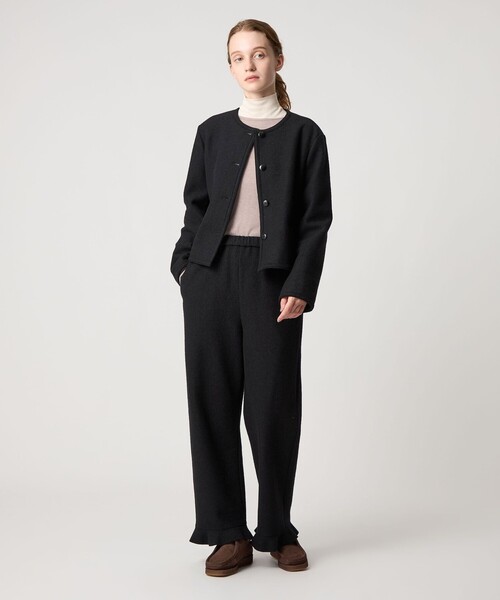 セール】＜Steven Alan＞ボア ノーカラー ジャケット（ノーカラー