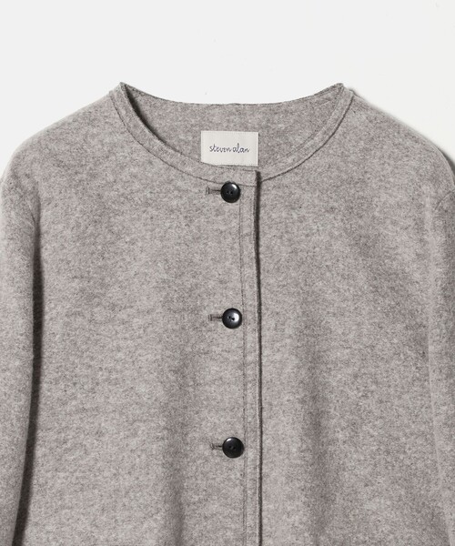 Steven Alan（スティーブンアラン）の「＜Steven Alan＞ボア ノーカラー ジャケット（ノーカラージャケット・レディース・グレー系/ブラック・M/S）」の14枚目の写真