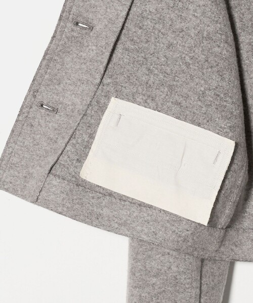 Steven Alan（スティーブンアラン）の「＜Steven Alan＞ボア ノーカラー ジャケット（ノーカラージャケット・レディース・グレー系/ブラック・M/S）」の17枚目の写真