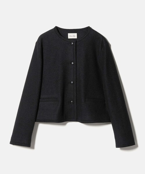 Steven Alan（スティーブンアラン）の「＜Steven Alan＞ボア ノーカラー ジャケット（ノーカラージャケット・レディース・グレー系/ブラック・M/S）」の19枚目の写真