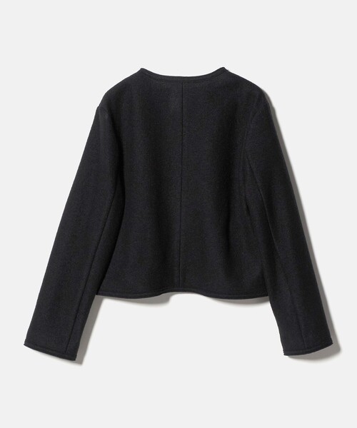 Steven Alan＞ボア ノーカラー ジャケット（ノーカラージャケット