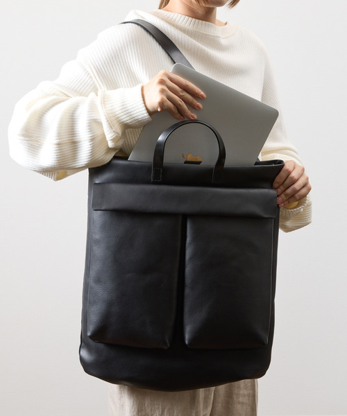 SLOW スロウ / cb -2way helmet bag- クロムステアレザーショルダー