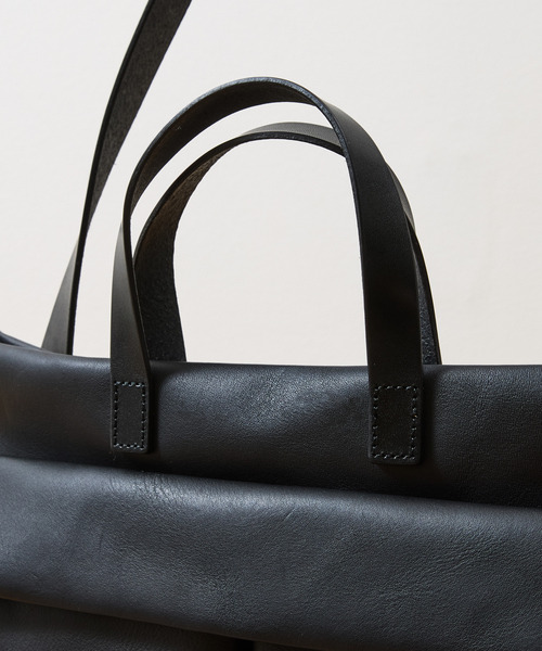 SLOW(スロウ)の「SLOW スロウ / cb -2way helmet bag- クロムステアレザーショルダーバッグ 牛革ヘルメットバッグ / 858S71R(トートバッグ・メンズ・ブラック/チョコ/キャメル・FREE)」の14枚目の写真