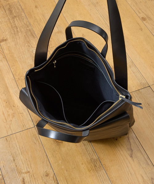 SLOW(スロウ)の「SLOW スロウ / cb -2way helmet bag- クロムステアレザーショルダーバッグ 牛革ヘルメットバッグ / 858S71R(トートバッグ・メンズ・ブラック/チョコ/キャメル・FREE)」の18枚目の写真