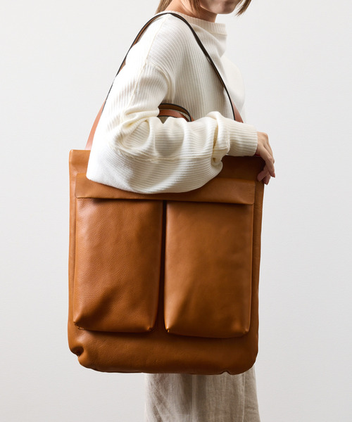 SLOW スロウ / cb -2way helmet bag- クロムステアレザーショルダー