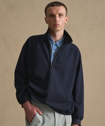 PUBLIC TOKYO | ブークレハーフジップスウェット(スウェット)