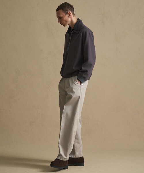 PUBLIC TOKYO（パブリックトウキョウ）の「ブークレハーフジップスウェット（スウェット・メンズ・ダークネイビー/ダークグレー・1/2）」の16枚目の写真