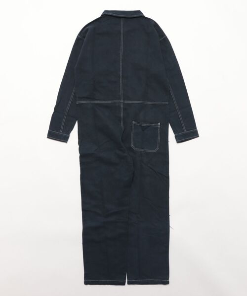 BOBO CHOSES（ボボショーズ）の「Snake woven overall（つなぎ/オールインワン・キッズ・ダークネイビー・2-3YEAR/4-5YEAR/6-7YEAR/8-9y/10-11y/12-13y）」の7枚目の写真