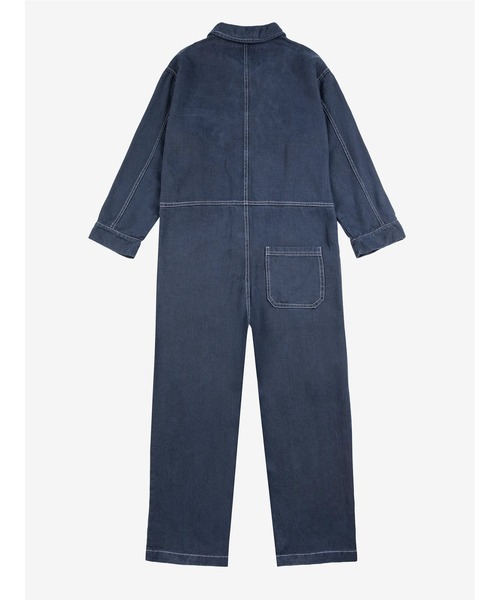BOBO CHOSES（ボボショーズ）の「Snake woven overall（つなぎ/オールインワン・キッズ・ダークネイビー・2-3YEAR/4-5YEAR/6-7YEAR/8-9y/10-11y/12-13y）」の4枚目の写真