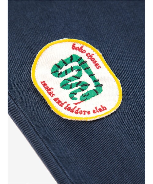 BOBO CHOSES（ボボショーズ）の「Snake woven overall（つなぎ/オールインワン・キッズ・ダークネイビー・2-3YEAR/4-5YEAR/6-7YEAR/8-9y/10-11y/12-13y）」の6枚目の写真