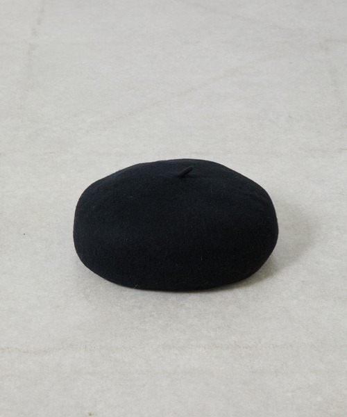 COLONY 2139（コロニートゥーワンスリーナイン）の「ウールベレー帽（ハンチング/ベレー帽・レディース・ベージュ/ブラック/グレー・FREE）」の2枚目の写真