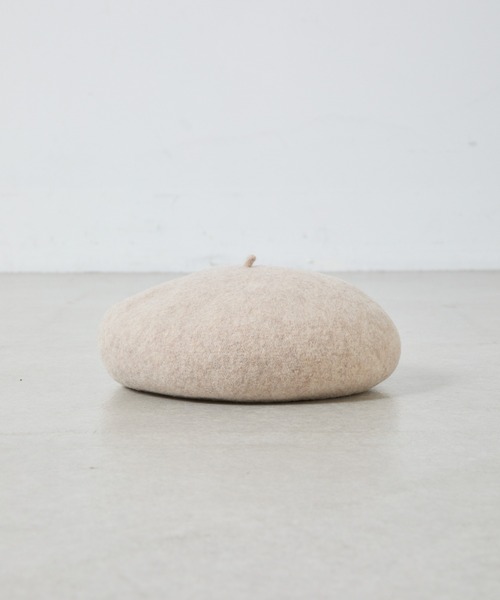 COLONY 2139（コロニートゥーワンスリーナイン）の「ウールベレー帽（ハンチング/ベレー帽・レディース・ベージュ/ブラック/グレー・FREE）」の7枚目の写真