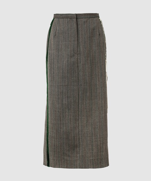 DRIES VAN NOTEN(ドリスヴァンノッテン)の「SANDORA L EMB 2250 W.W.SKIRT(スカート・レディース・グレー系その他・34/36)」の1枚目の写真