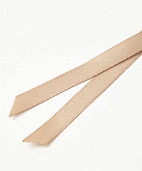 AIMER（エメ）の「パール×リボンマルチベルト（ベルト・レディース・ブラック/ベージュ・FREE）」の5枚目の写真