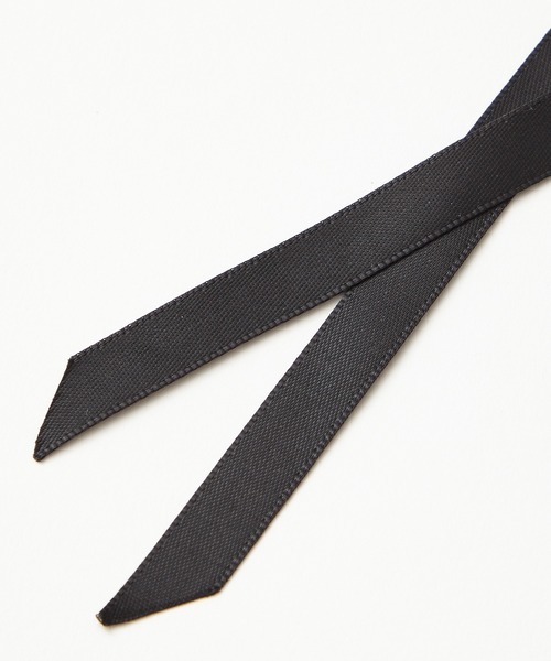 AIMER（エメ）の「パール×リボンマルチベルト（ベルト・レディース・ブラック/ベージュ・FREE）」の7枚目の写真