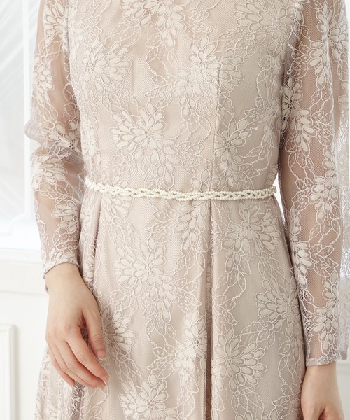 AIMER（エメ）の「パール×リボンマルチベルト（ベルト・レディース・ブラック/ベージュ・FREE）」の8枚目の写真