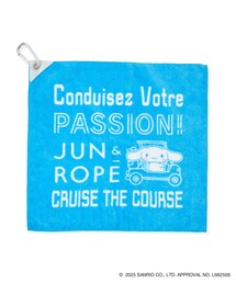 JUN&ROPE'（ジュンアンドロペ）の「【シナモロール】カラビナ付き今治タオル（ハンカチ/ハンドタオル）」