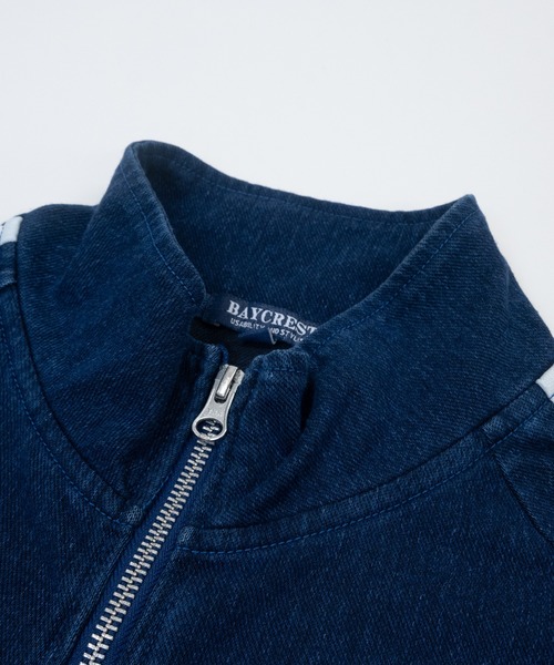 JOHN'S CLOSET（ジョンズクローゼット）の「【13】カットデニム サイドライン トラックジャケット（ジャージ・メンズ・ブルー/ネイビー・MEDIUM/LARGE/X-LARGE）」の3枚目の写真