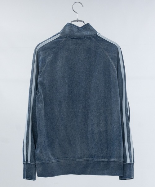 JOHN'S CLOSET（ジョンズクローゼット）の「【13】カットデニム サイドライン トラックジャケット（ジャージ・メンズ・ブルー/ネイビー・MEDIUM/LARGE/X-LARGE）」の10枚目の写真