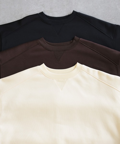select MOCA（セレクトモカ）の「フロントドロストソフトタッチスウェット（スウェット・レディース・ブラウン/アイボリー/ブラック・FREE）」の19枚目の写真