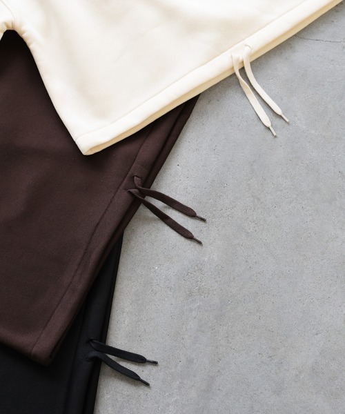 select MOCA（セレクトモカ）の「フロントドロストソフトタッチスウェット（スウェット・レディース・ブラウン/アイボリー/ブラック・FREE）」の21枚目の写真