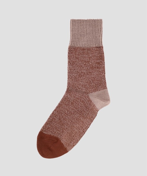 MHL.（エムエイチエル）の「MELANGE COTTON SOCKS（ソックス/靴下・レディース・ピンク/ベージュ系その他/ブルー系その他4・FREE）」の3枚目の写真