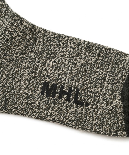 MHL.（エムエイチエル）の「MELANGE COTTON SOCKS（ソックス/靴下・レディース・ピンク/ベージュ系その他/ブルー系その他4・FREE）」の7枚目の写真
