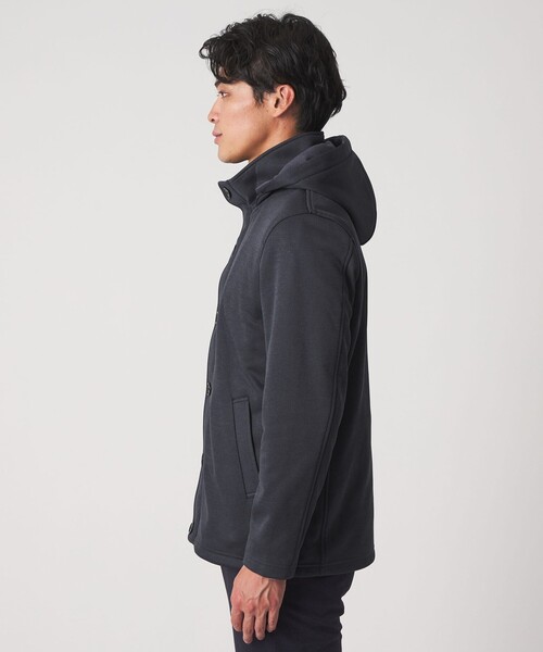 A DAY IN THE LIFE UNITED ARROWS(アデイインザライフユナイテッドアローズ)の「ニット フリース フードブルゾン<A DAY IN THE LIFE>(ブルゾン・メンズ・ネイビー/ダークグレー・M/L)」の12枚目の写真