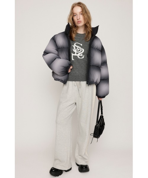 SLY(スライ)の「LOGO JQ KNIT TOPS ロゴ ジャガード ニット トップス 秋服 冬服(ニット/セーター・レディース・ネイビー/レッド/アイボリー/杢グレー・FREE)」の9枚目の写真