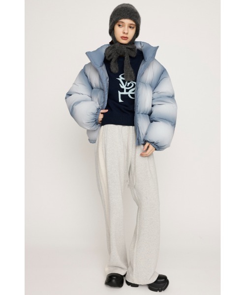 SLY(スライ)の「LOGO JQ KNIT TOPS ロゴ ジャガード ニット トップス 秋服 冬服(ニット/セーター・レディース・ネイビー/レッド/アイボリー/杢グレー・FREE)」の12枚目の写真