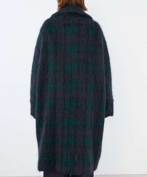 MICA&DEAL(マイカ&ディール)の「【TICCA】チェックシャギーテントコート(その他アウター・レディース・チェック・FREE)」の10枚目の写真