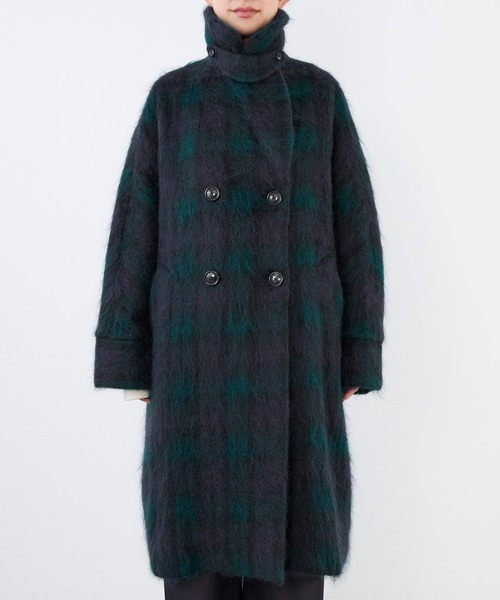 MICA&DEAL(マイカ&ディール)の「【TICCA】チェックシャギーテントコート(その他アウター・レディース・チェック・FREE)」の14枚目の写真