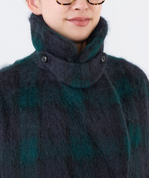 MICA&DEAL(マイカ&ディール)の「【TICCA】チェックシャギーテントコート(その他アウター・レディース・チェック・FREE)」の15枚目の写真