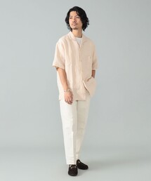 BEAMS F | *A VONTADE / リネン イタリアンカラー ショートスリーブシャツ(シャツ/ブラウス)