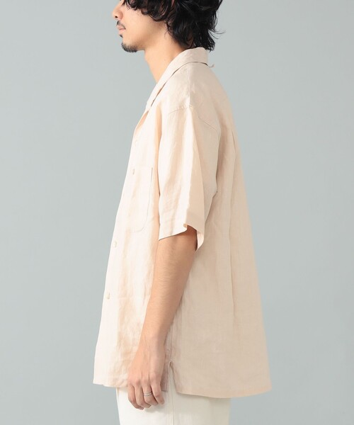BEAMS F（ビームスエフ）の「*A VONTADE / リネン イタリアンカラー ショートスリーブシャツ（シャツ/ブラウス・メンズ・ブラック/オフホワイト・S/M/L）」の20枚目の写真