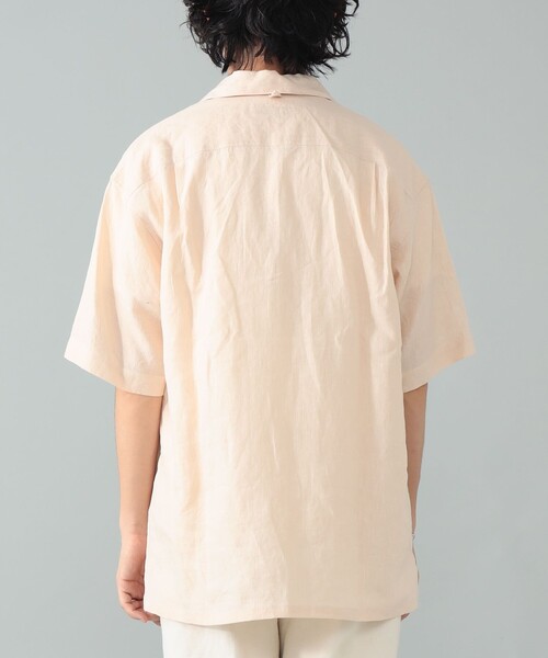 BEAMS F（ビームスエフ）の「*A VONTADE / リネン イタリアンカラー ショートスリーブシャツ（シャツ/ブラウス・メンズ・ブラック/オフホワイト・S/M/L）」の21枚目の写真